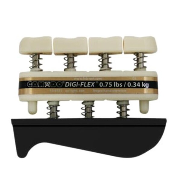 Fabrication Enterprises 10-0751 Cando Digi-Flex Hand Exerciser - Tan; Xx-Light - Finger